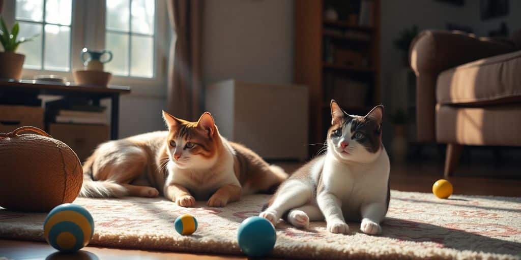 Perro y gato juntos en un ambiente armonioso.